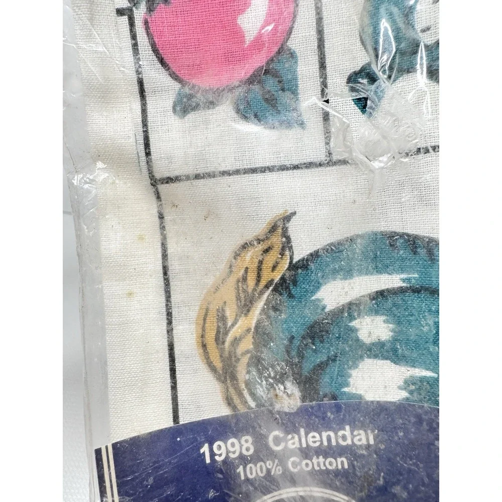 NOS Family Home 1998 Hanging Calendar Fresh Vegetables Scene